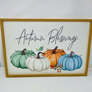 Autumn Blessings Framed Wall Art